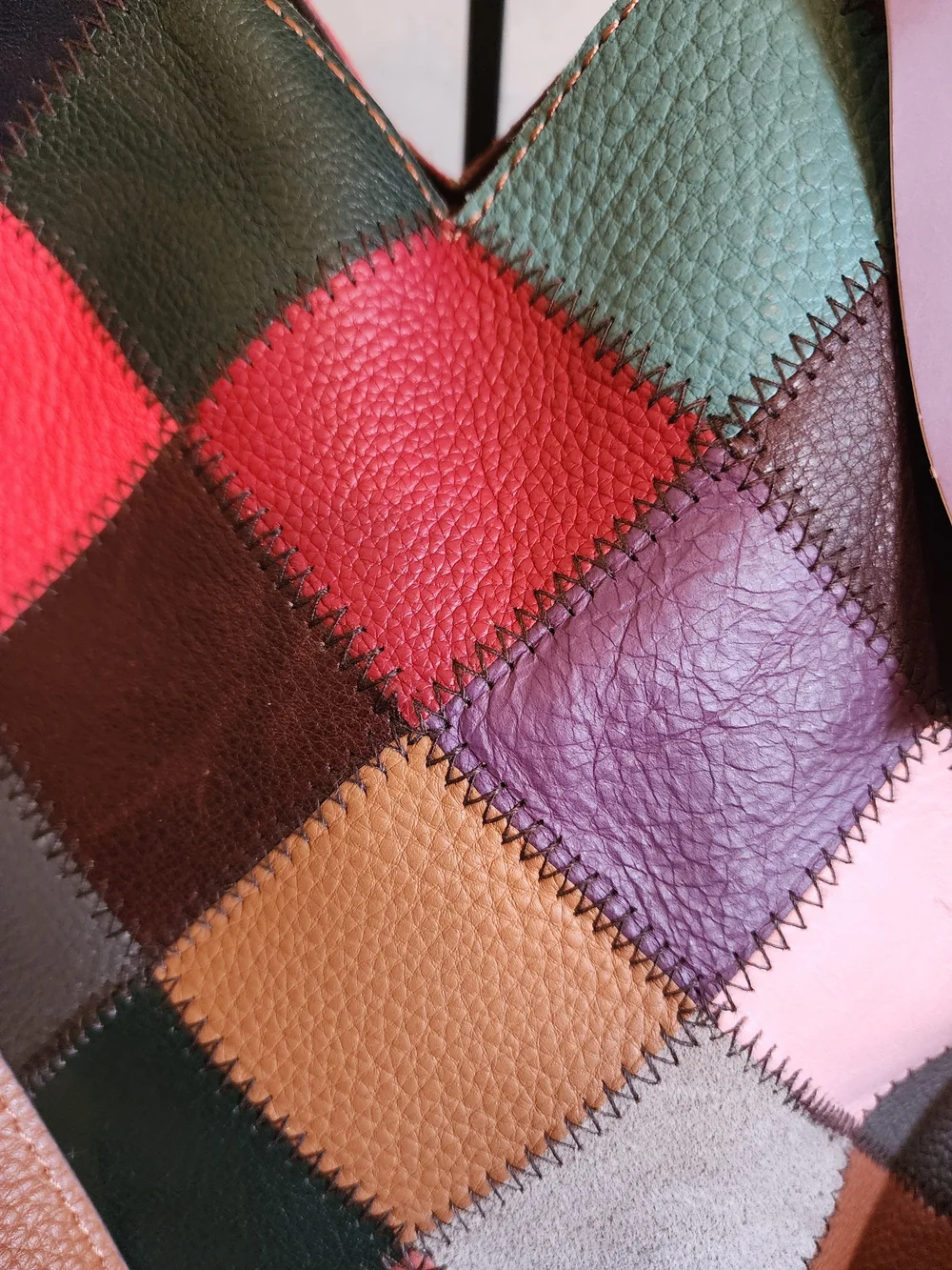Kooba Multicolor Patchwork Hobo Bag